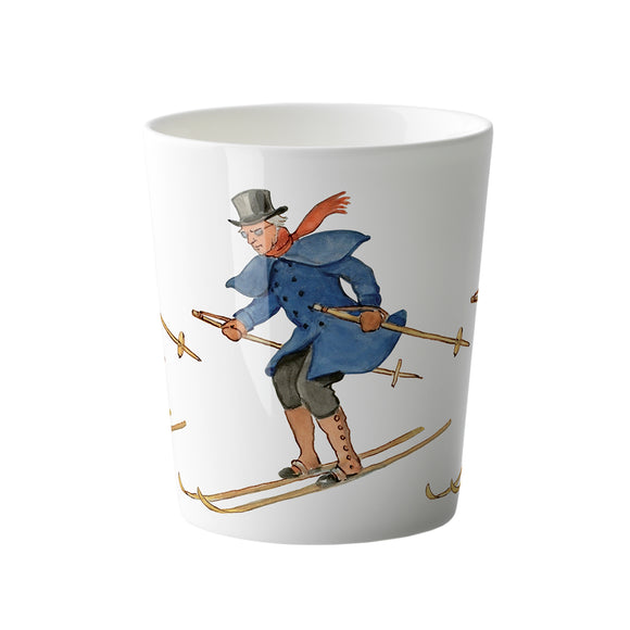 エルサベスコフ マグカップ ハンドルなし アンクルブルー スキー