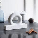 トンドゥ グレイ/ホワイト デザインハウスストックホルム Tondo mortar and pestle grey/white Design House Stockholm