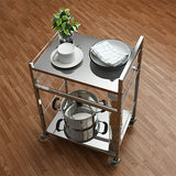 ステンレス天板キッチンワゴン（小） フレームズ＆サンズ Stainless top plate kitchen wagon (small) FRAMES＆SONS