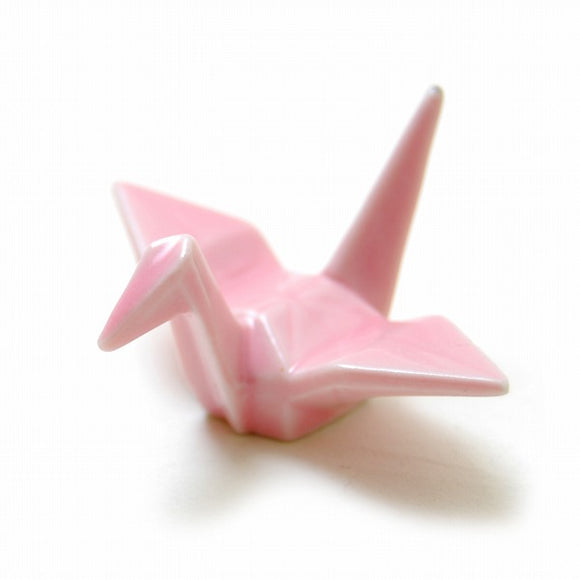 折り鶴 箸置き ピンク