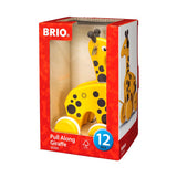 木製おもちゃ プルトイ キリン ブリオ Pull Along Giraffe BRIO