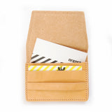 栃木レザー 名刺入れ ナチュラル クラフトワーク プロダクツ tochigi leather NAME CARD CASE natural CRAFTWORK PRODUCTS