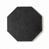 栃木レザー オクタゴン コースター ブラック クラフトワーク プロダクツ tochigi leather SO OCTAGON COASTER black CRAFTWORK PRODUCTS