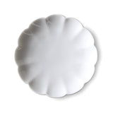 白磁豆皿 浮彫円