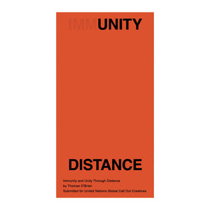 抗菌マスクケース Immunity and Unity Through Distance by Thomas O’ Brien